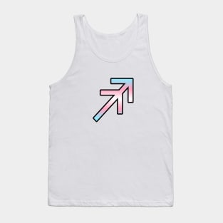 Sagittarius Trans Pride Symbol Tank Top